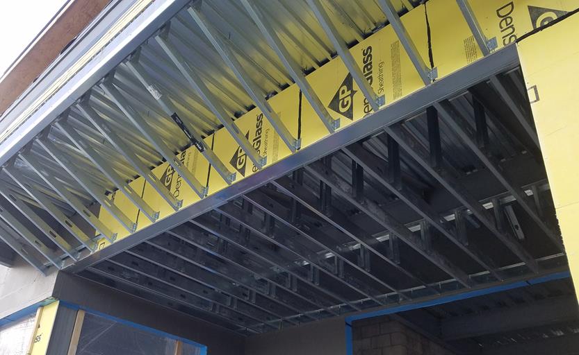 New Entrance framing